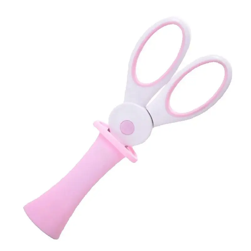 Deli Stainless Steel Magic Rabbit Safety Mini Scissors Office School Supply Paper Cutter Tool Tailor Shears Children Stationery