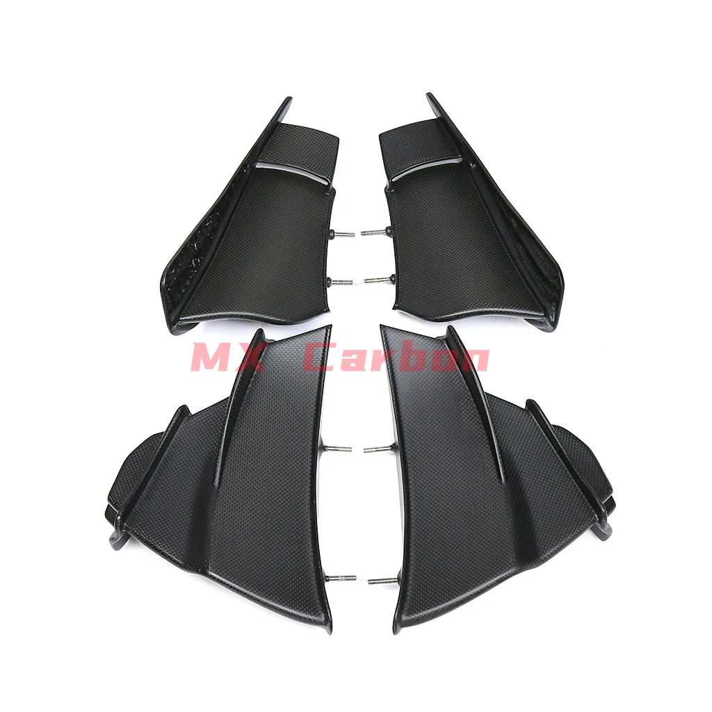 Motorcycle Side Winglets For Ducati Panigale V4 V4S V4R Superleggera 2018-2023 Full Carbon Fiber Air Deflector Fairing