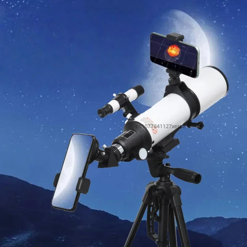 70400 تلسكوب فلكي 333 مرة تلسكوب انكساري خارجي أوتوماتيكي للبحث عن النجوم مراقبة خارجية ومشاهدة النجوم #4