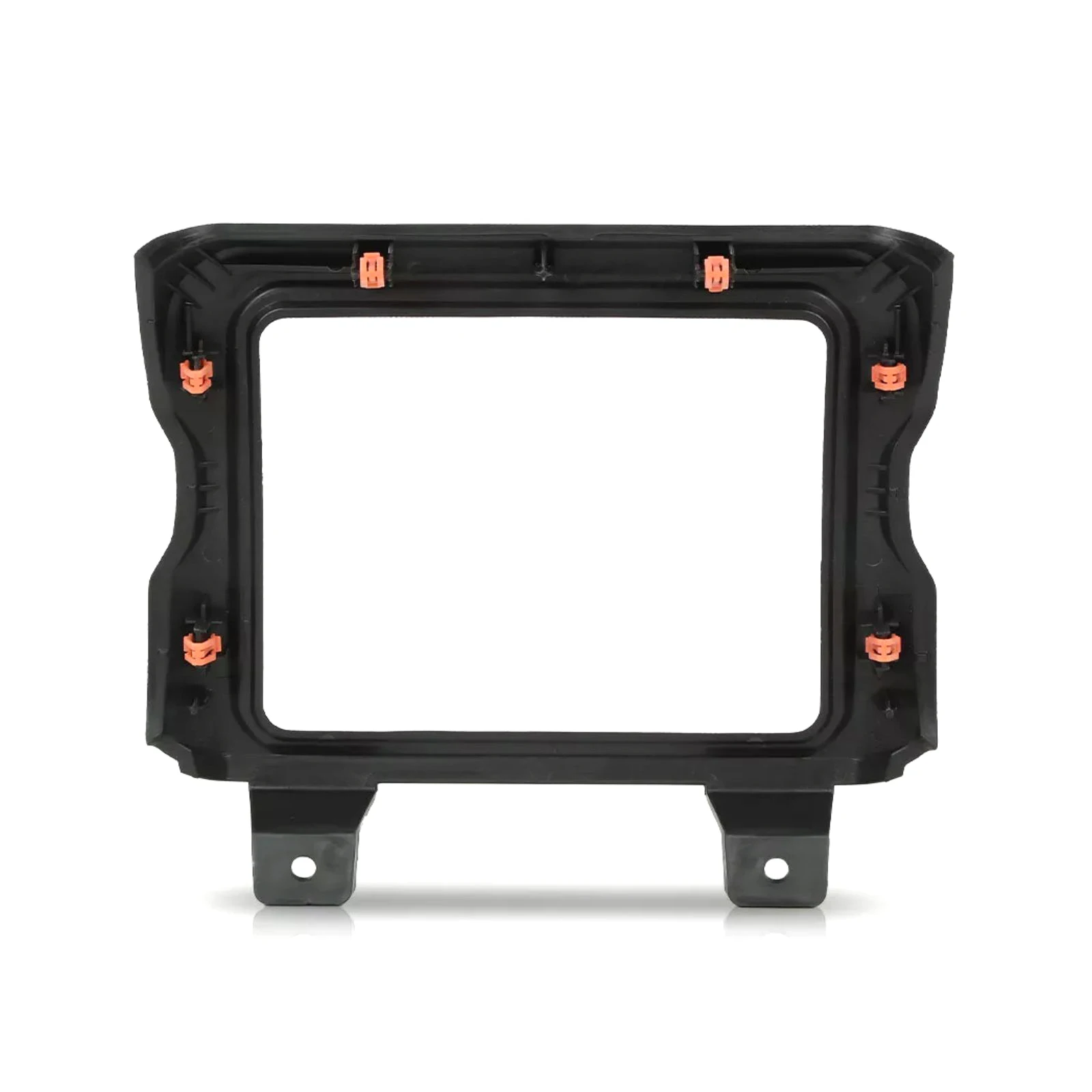 1pc-6ab55tx7ab-car-radio-trim-bezel-surround-for-jeep-wrangler-jl-2018-2024-pp-tpe-plastic-replacement-auto-accessories