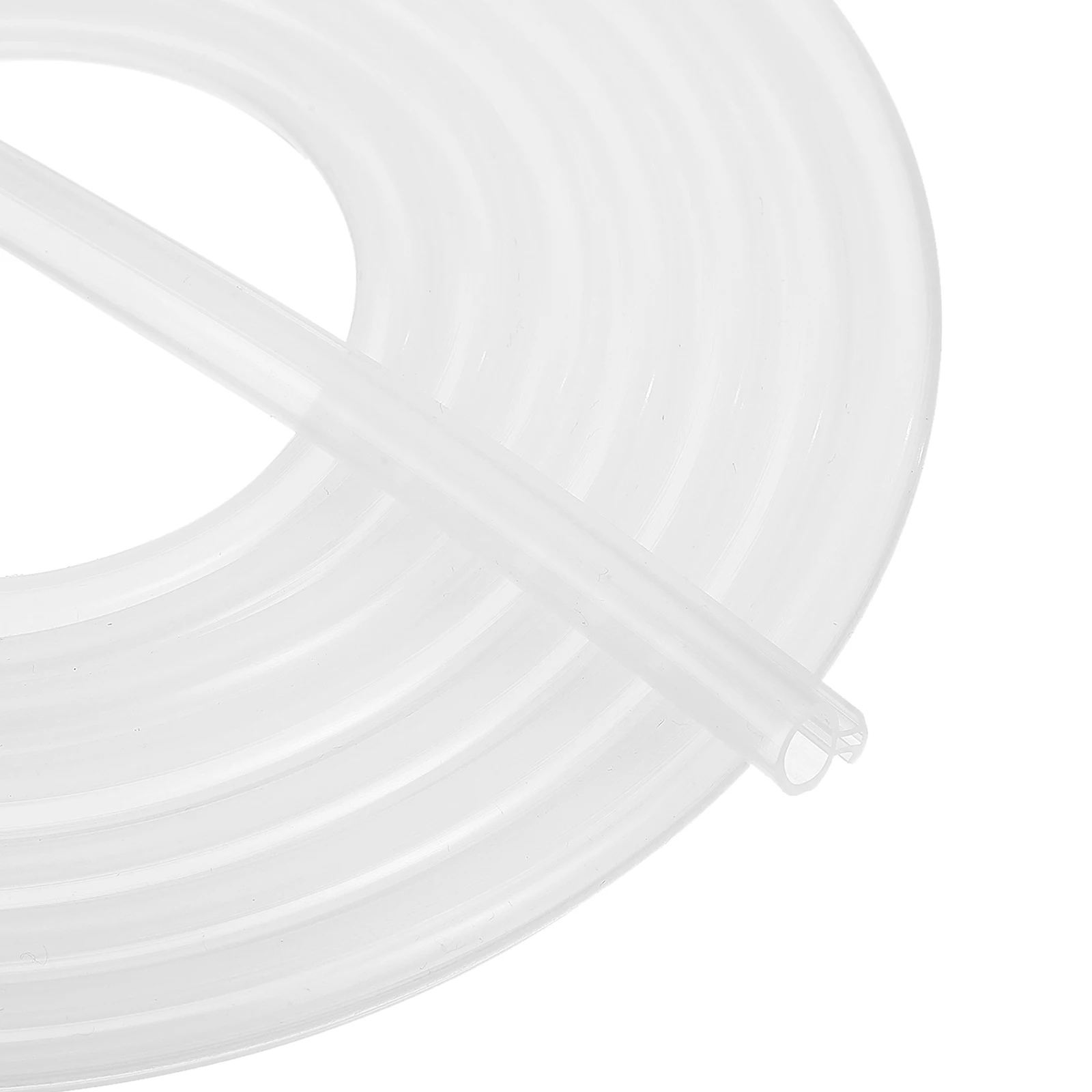 Uxcell 6/8/10M Burlete Transparente de Silicona para Montaje en Ranura, Aislante Acústico para Ventanas y Puertas