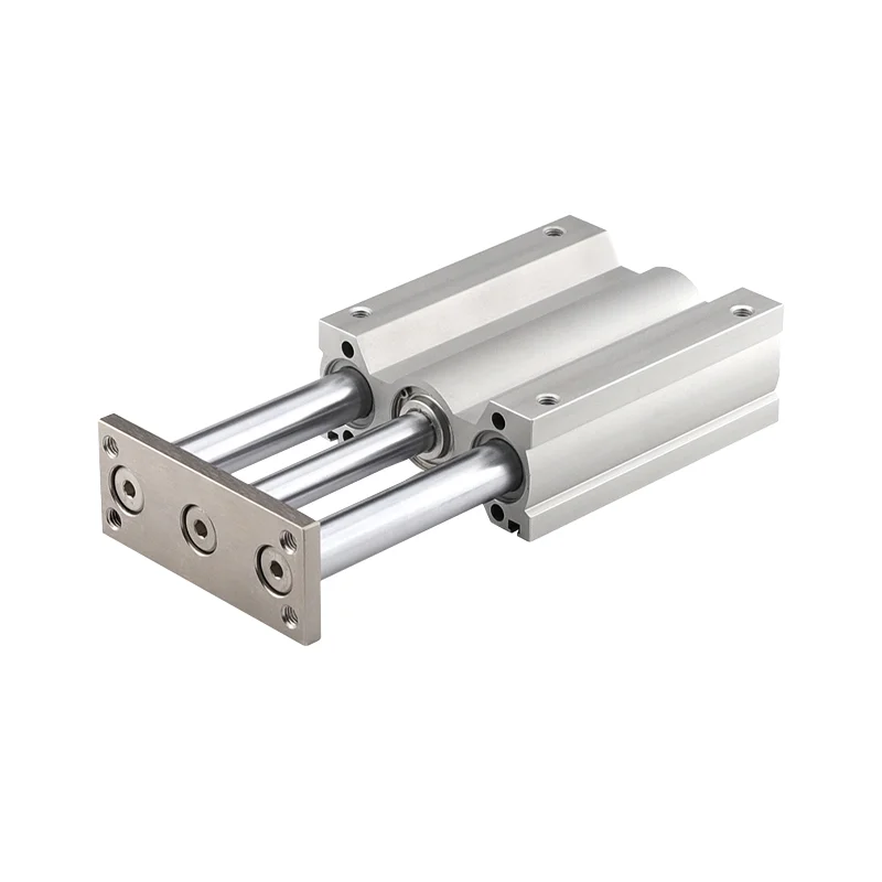 اسطوانة Mgqm اسطوانة رقيقة جديدة مع قضيب توجيه Mgqm12/16/20/25/32/40/50/63 السكتة الدماغية 10-200 مللي متر