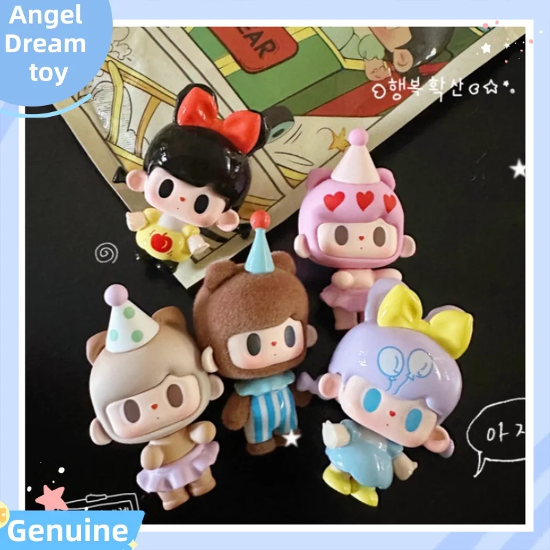 

Аутентичный пятно кролик медведь второго поколения детский парк развлечений слепая коробка слепая сумка мини-игрушка кукла милый орнамент подарок