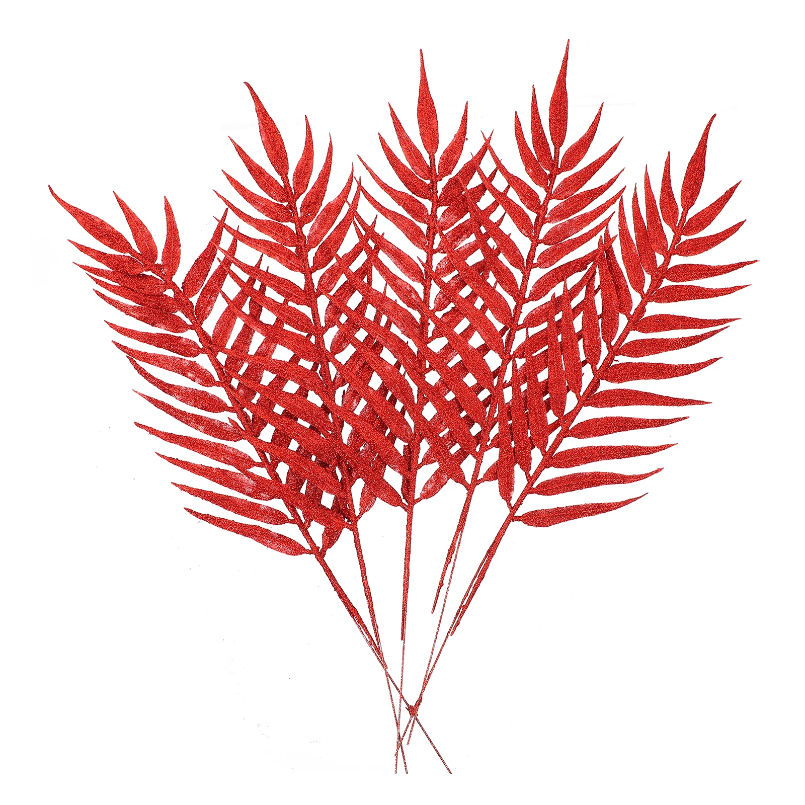 

5 Pcs Leaves Christmass Decor Fall Ornaments for Tree Artificial Crafts Decorative Hanging Faux Plants Indoor Decoration