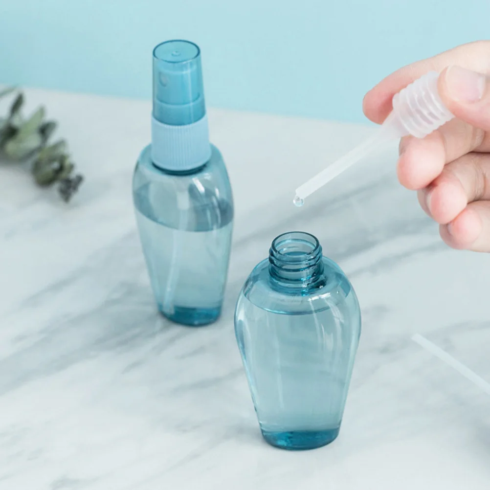 مجموعة واحدة من زجاجات السفر مكونة من 9 أحجام زجاجات محمولة لحاويات تخزين جل الاستحمام والزيت العطري القابلة لإعادة الملء