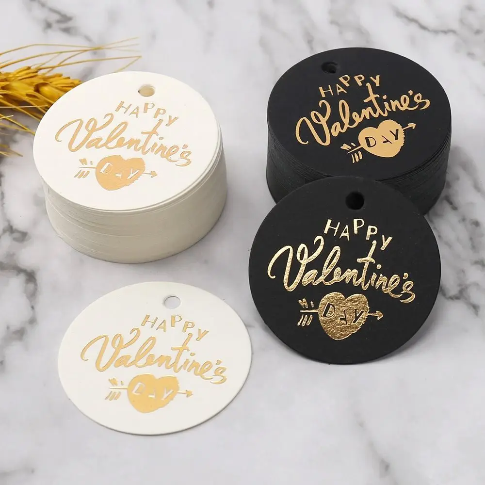 100 шт. карты в форме сердца бирки ко Дню святого Валентина белая красная бумага подвесные украшения подарочные этикетки DIY ремесла ручной подарок подвесная бирка