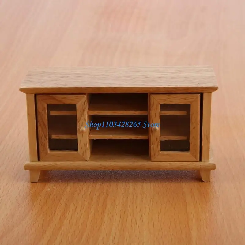 

G2TE Stylish Dollhouses Cabinet In White or Finish for Miniature Home