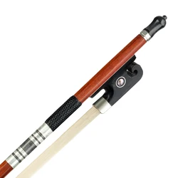 Master Pernambuco Bogen 4/4 Violine Bogen Achteckige Stick Weiß Mongolei Rosshaar Eidechse Haut Grip Ox Horn Frosch Gut Balance