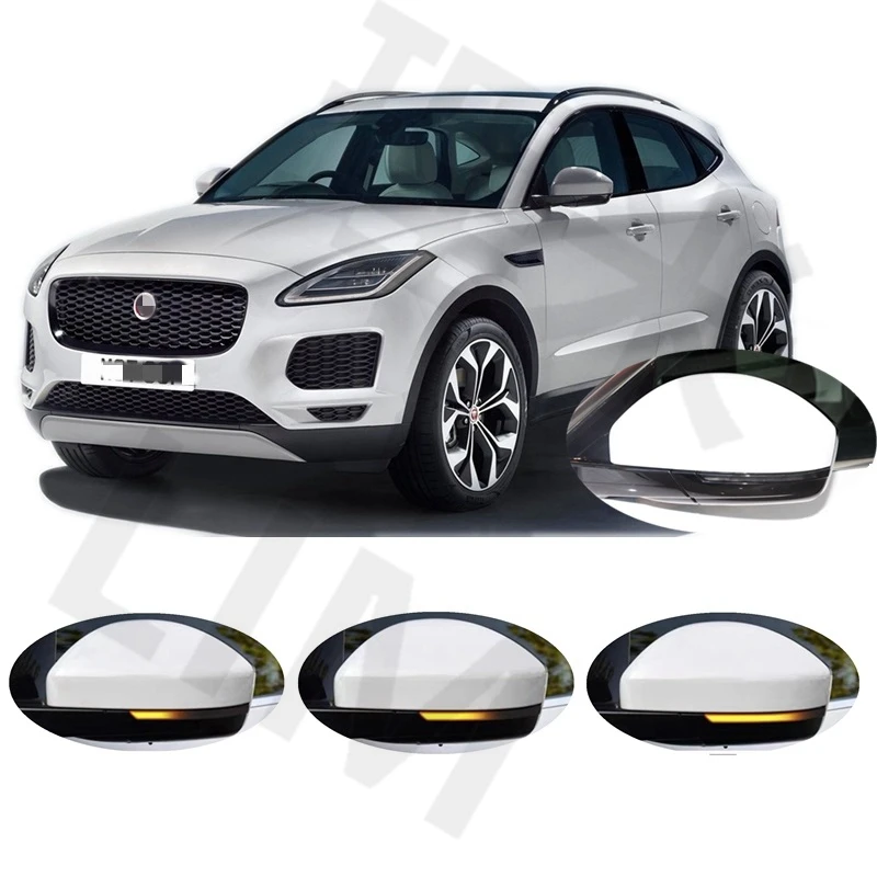 

Для Jaguar E Pace X540 2017 2018 2019 2020 2021 Блестящий светодиодный Blinker зеркало индикатора сигнал поворота