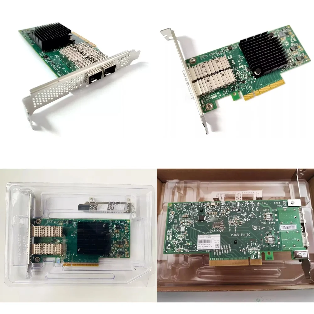 

25GbE Dual Port SFP28 Network Adapter Card for Mellanox ConnectX-4 Lx MCX4121A-ACAT for PCIe 3.0 x8 Server Networking