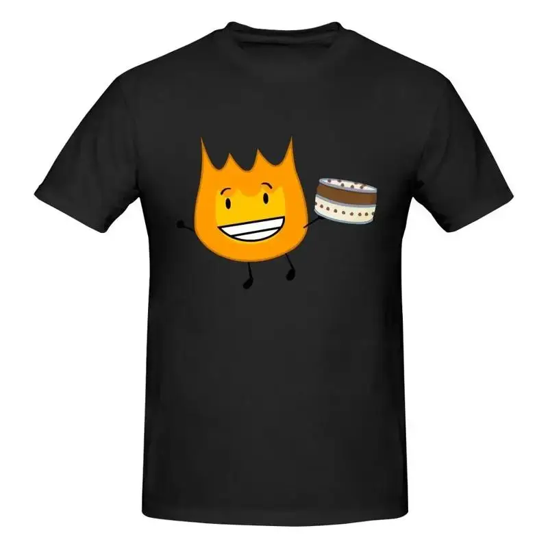 Bfdi Battle For Dream Island Fiery Cake Shirt T-Shirt Tee New Print Hip Hop Hot Deals