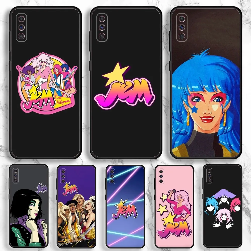 Jem And The Holograms Phone Case For Samsung Galaxy A13,A21s,A22,A31,A32,A52,A53,A71,A80,A91 Soft Black Phone Cover