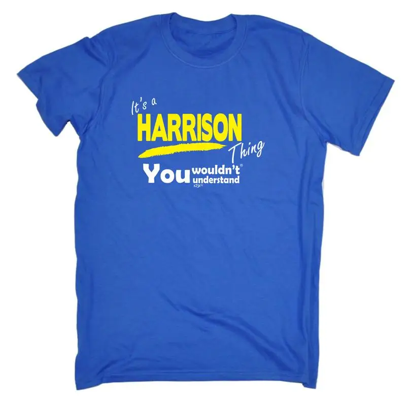 

Harrison V1 Surname Thing Mens Funny Novelty Top T Shirt