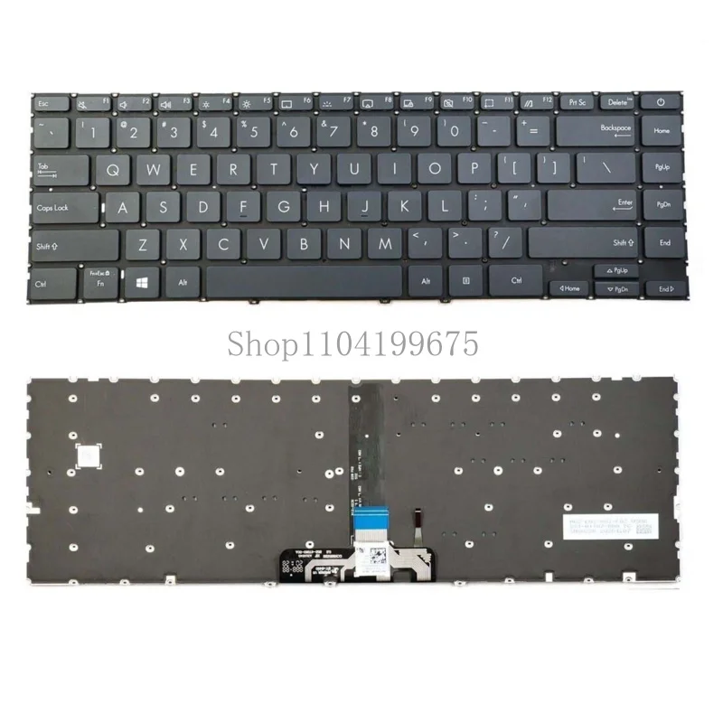 Keyboard for  Asus Zenbook 14 Q407 Q407I Q407IQ Q408 Q408U Q408UG US Backlit