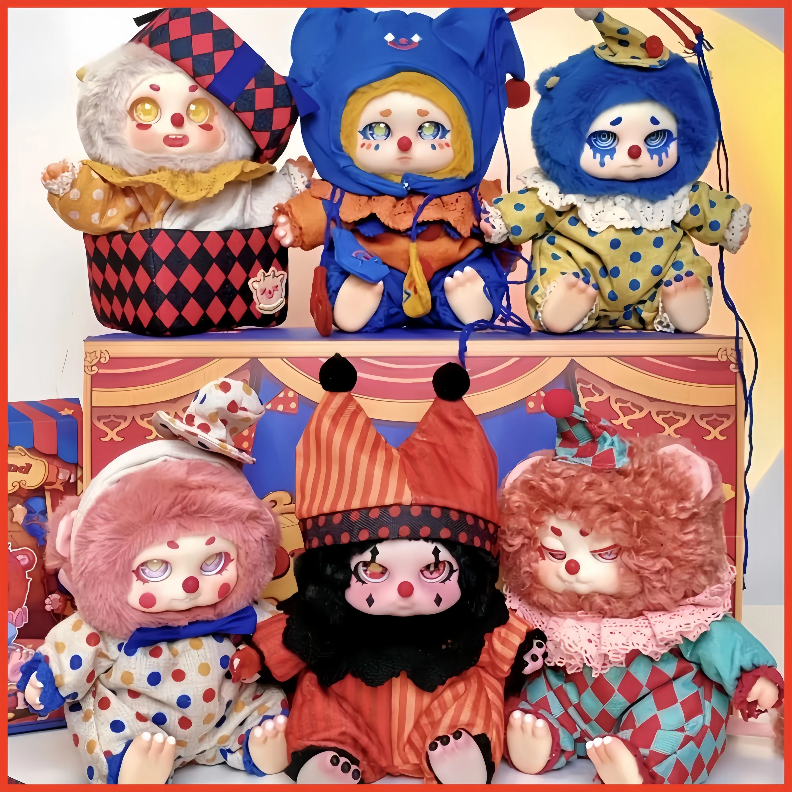 

New Original Cino Dreamland Circus Series Plush Blind Box Toys Cute Anime Figure Mystery Box Model Designer Doll Gifts Toys