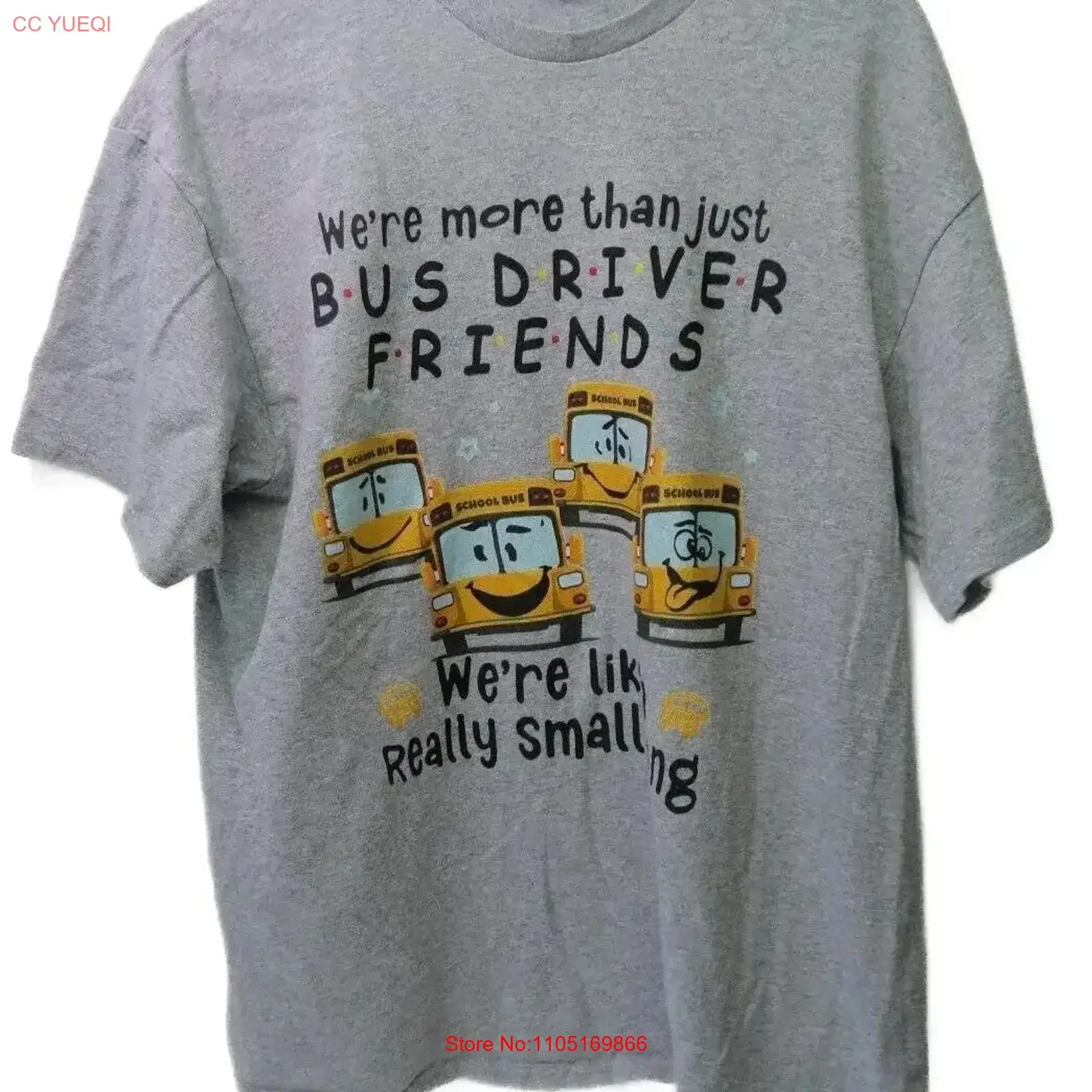 

Школьная футболка More Than Just Bus Drivers, мужская, размер XL, серая, винтажная, дышащая, растянутая, универсальная, уличная, винтажная
