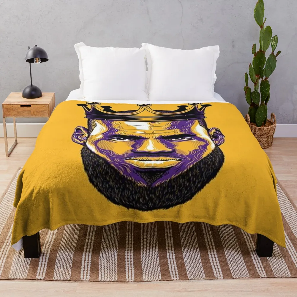 King Lebron James Throw Blanket Sleeping Bag For Baby Picnic Blankets