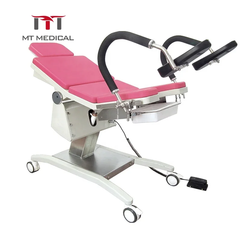 MT Medical Hospital Operating Table Separated Pad Chair For Doctor In Operation Gynecology Examination Bed