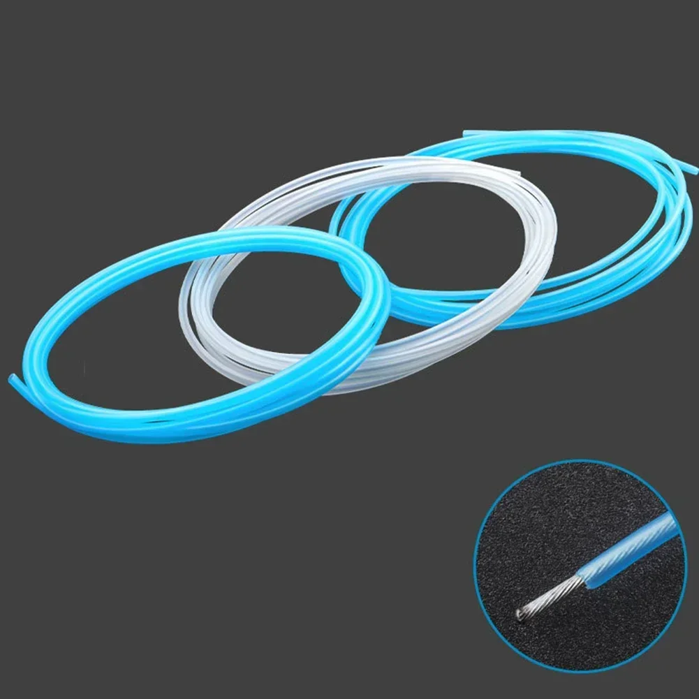 1 Meter Bicycle Brake Shifting Cable Core Wire Dustproof Rustproof Bike Brake Transmission Wire Core Sleeve Protective Tube