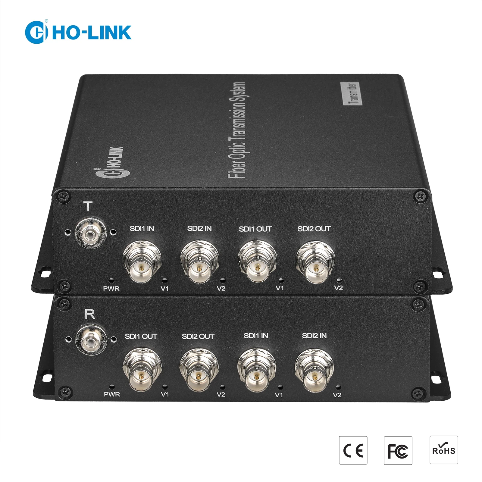 

4 Ch Independent 3G-SDI Over Fiber Extender to 20 Kilometers, Pass All Pathological Patterns