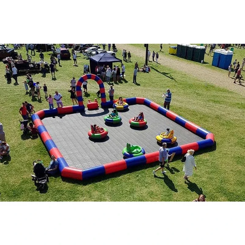 Hot Sale Outdoor Large Inflatable Bumper Car Arena Adult Commercial Inflatable Bumper Car Arena