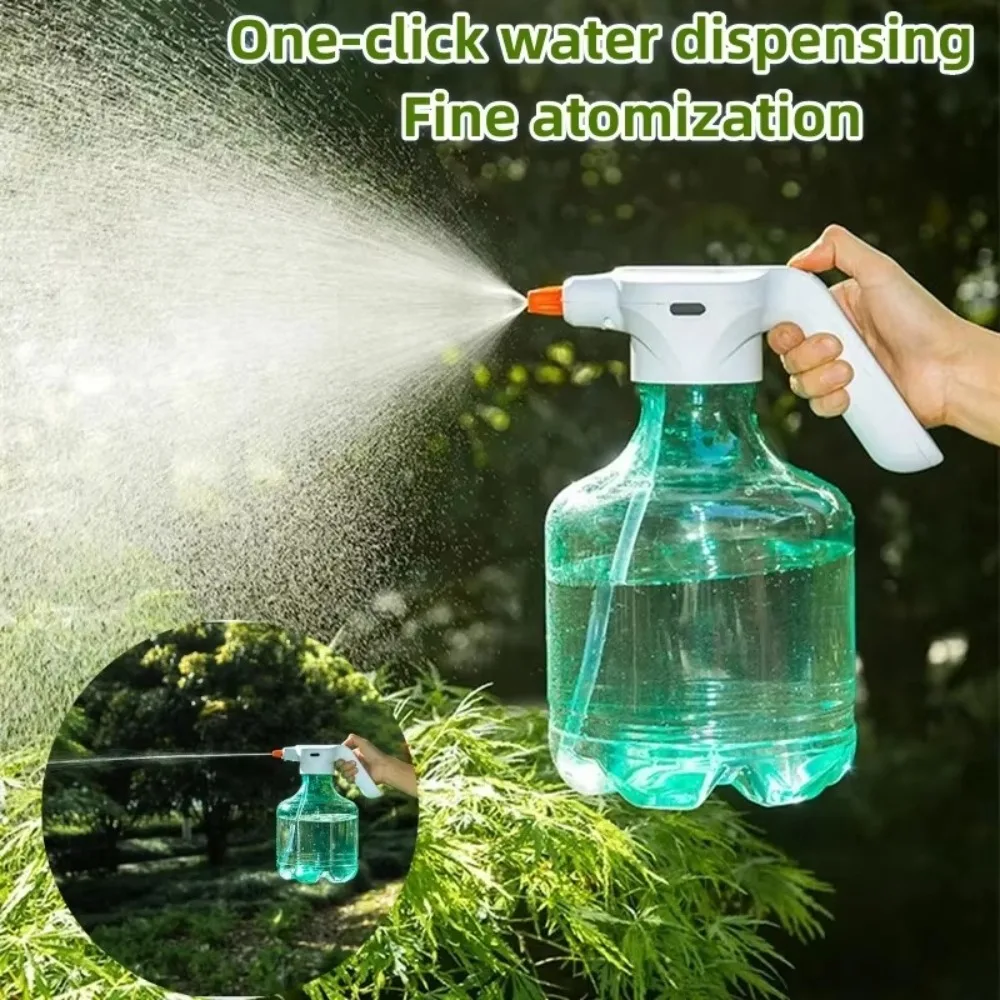 

3L Electric Watering Kettle Two Spray Modes Adjustable Sprinkler Flower Watering Sprayer USB Recharge Disinfecting Sprayer