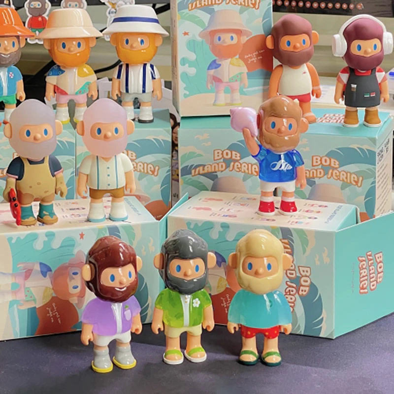 

Finding Unicorn Farmer Bob Island Series Anime Figure Guess Bag Ornament Figurines Home Decor Desktop Dolls Model Girls Gift