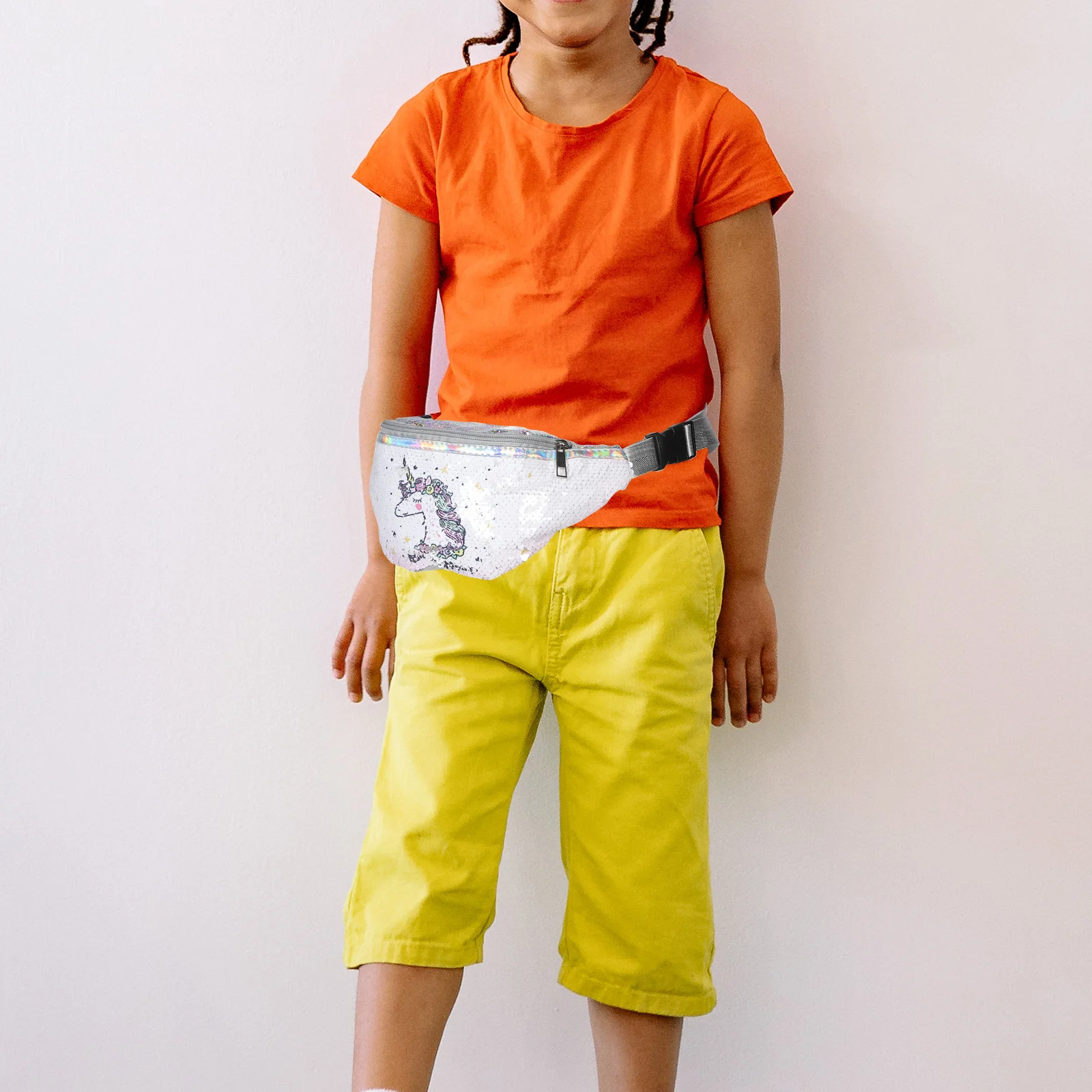 

Поясная сумка с блестками в виде единорога, белый регулируемый ремень, женская поясная сумка, нагрудная сумка для телефона, сумка через плечо, спортивная сумка для путешествий, вечеринки