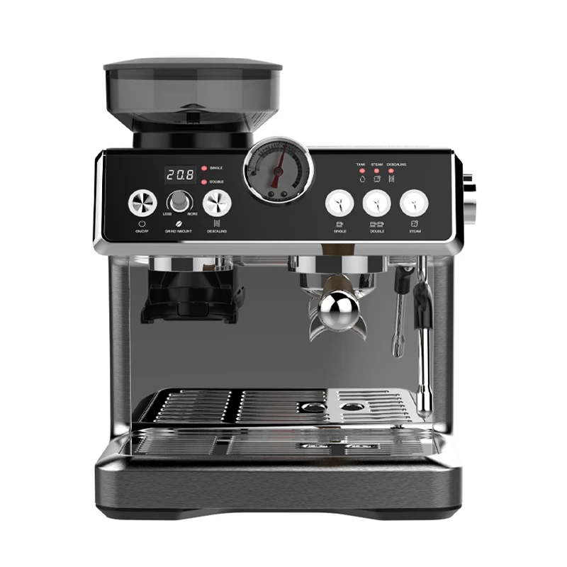 Espresso coffee maker with grinder 2200W multifunctional automatic germany coffee machine industrial commercial
