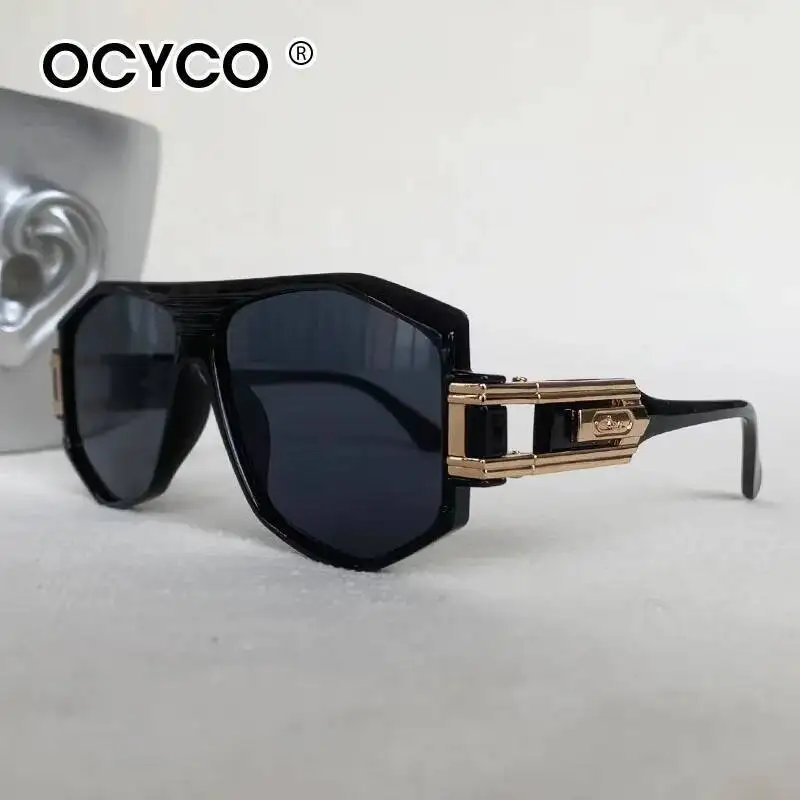 AliExpress OCYCO Oversized Punk Sunglasses Men Women Luxury Brand Polygon Sun Glasses Cycling Goggles Trend Outdoor Shades Eyewear UV400