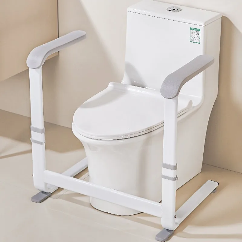 Barrier-free Toilet Armrest Frame for Disabled Bathroom Get Up Aids Mobile Toilet Support for Elderly Toilet Safety Rails