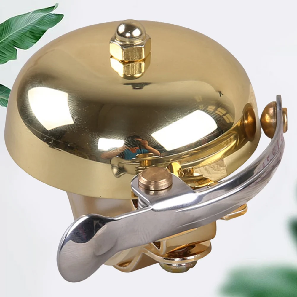 Classic Vintage Copper Scooter Accessories Bells Loud Sound Bell for Mountain Bike Road Bike ( Golden )