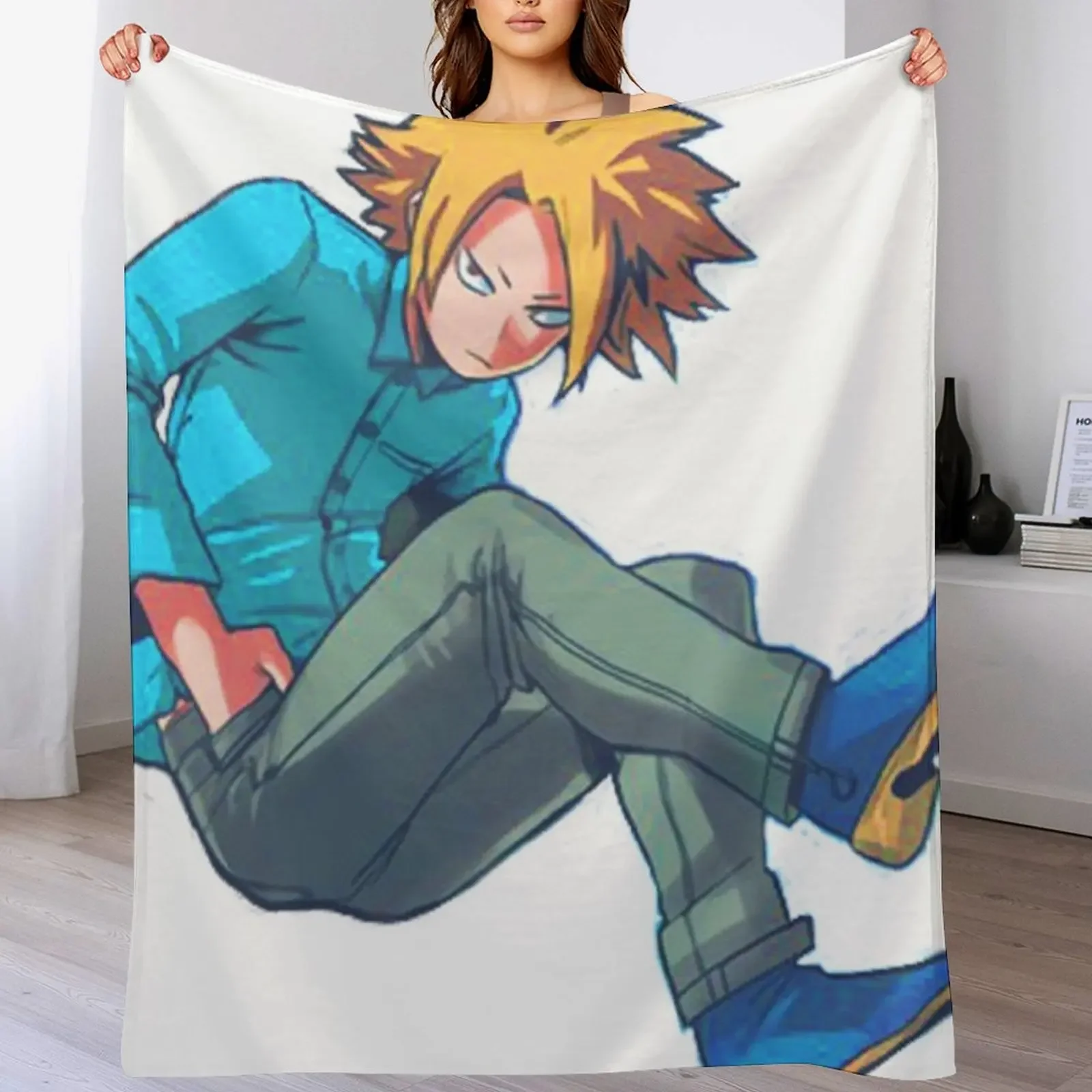 Kaminari Denki Throw Blanket Blankets Sofas Of Decoration Hairys Bed covers Blankets