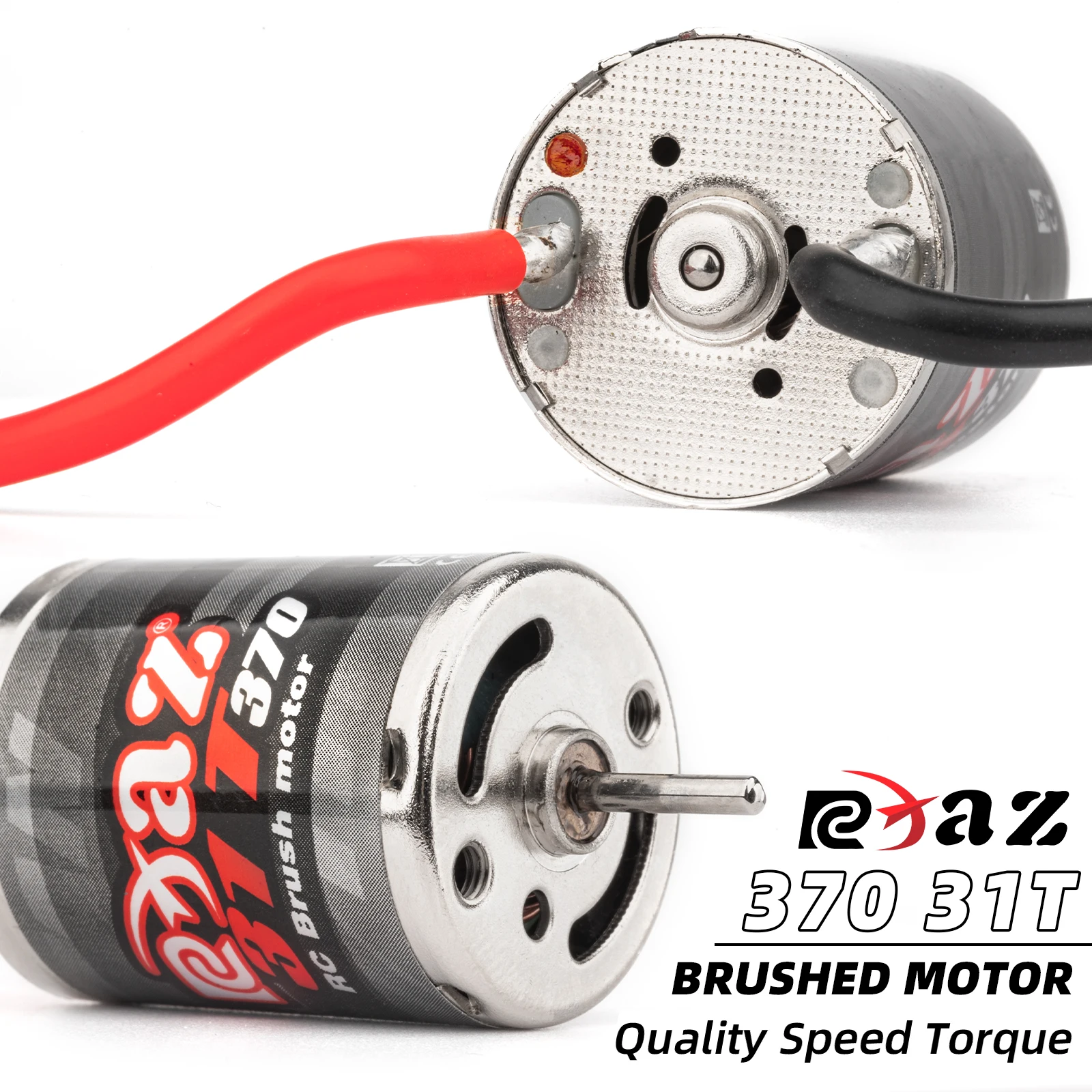 RC 370 نحى المحرك 31T ل 1/10 1/16 1/18 1/24 RC الزاحف محوري SCX24 TAMIYA TRX4 RC قطع غيار السيارات نحى المحرك #2
