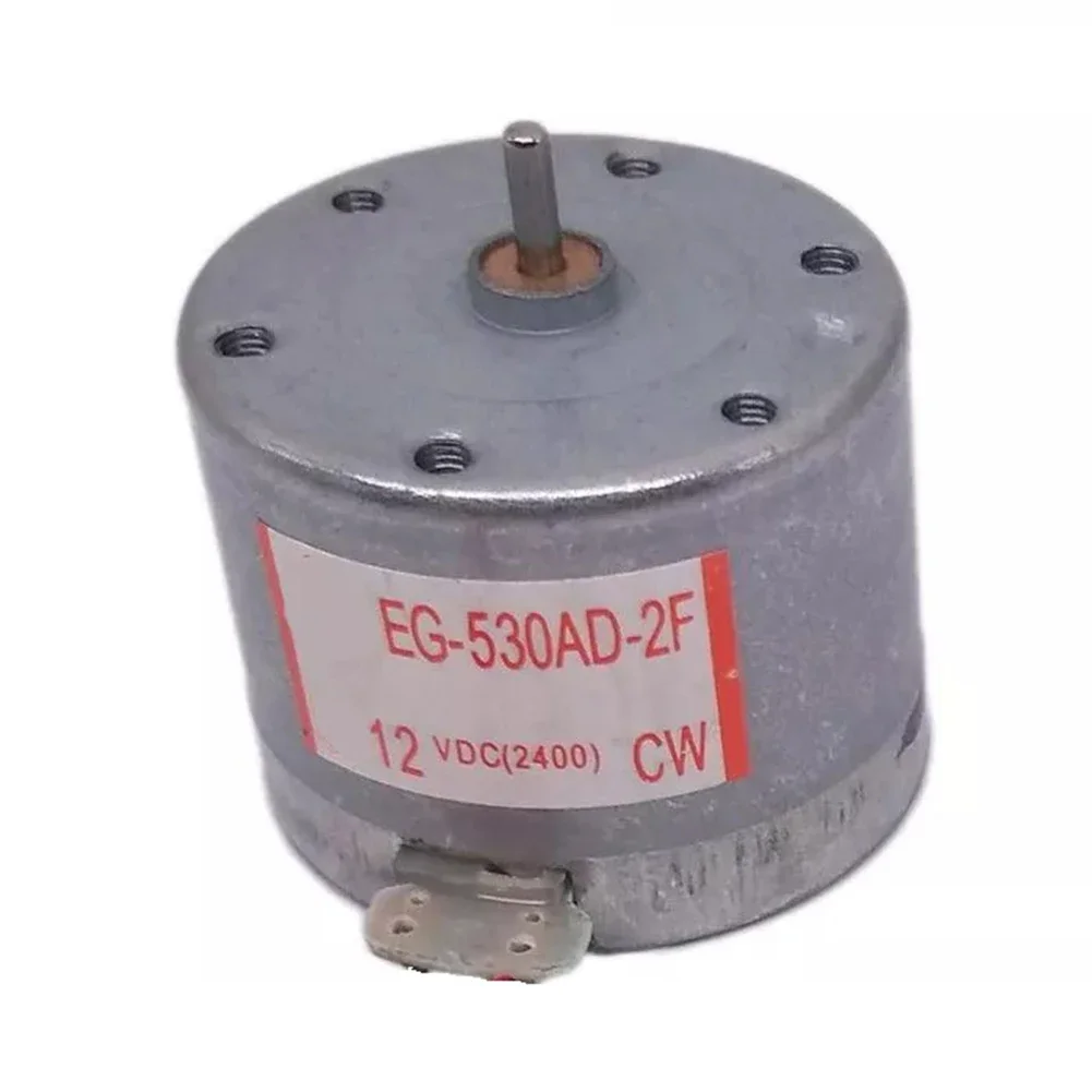 2 uds EG-530AD-2F Motor de Audio DC 12V CW grabadora de cinta Audio cabstan Motor piezas de herramientas para casette para reproductor de CD para CD-ROM