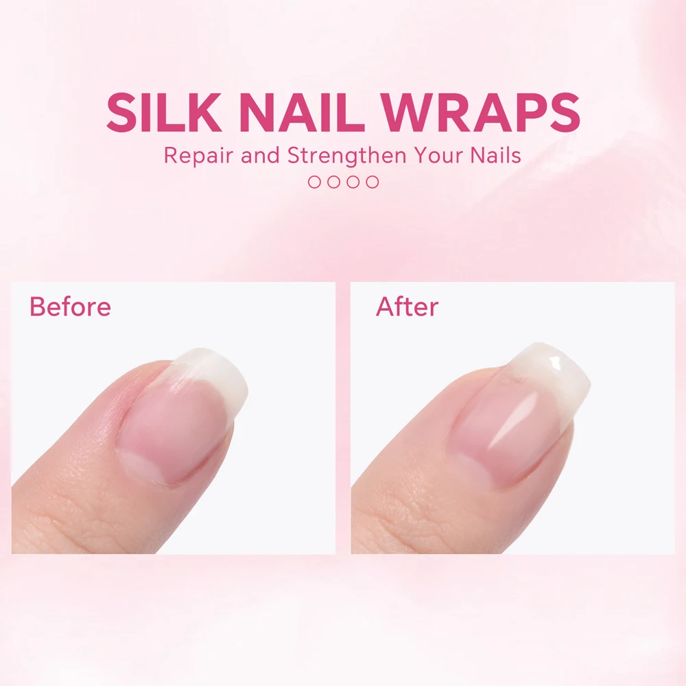 3*100CM Silk Fiberglass Nail Extension Silks Form Wrap Manicure Build UV Gel French Acrylic Nail Extension Glass Fiber Paper