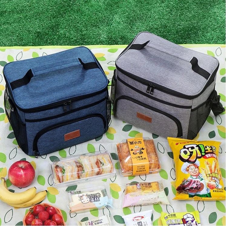 

Уличная портативная большая изолированная сумка для льда емкостью, сумка для обеда, сумка для пикника, водонепроницаемая термосумка для еды на одно плечо