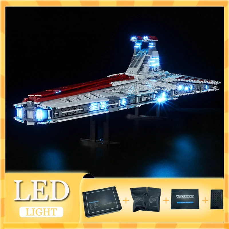 DIY LED Light Kit For LEGO 75367 Starings Wars Venator Class Republic Attack Cruiser ( Only LED Light,Without Blocks Model)