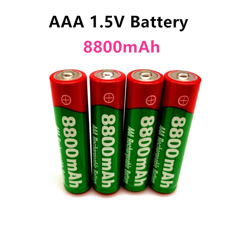 2-20pcs 1.5v AAA Rechargeable Battery 8800mah Batteries Long Life Bateria For Led Light Electric Toy MP3 Torch Flashlight PDA