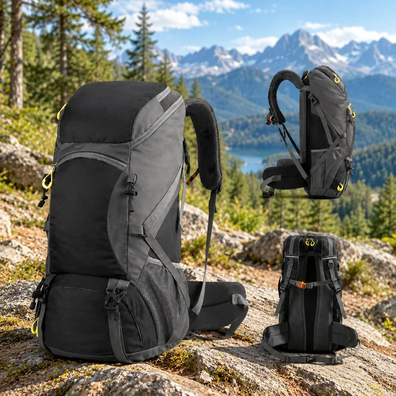 50L 50L Large Capacity Waterproof Hiking Backpack for Men, Durable Outdoor Travel Bag for Camping and Climbing Adventures - Aliexpress Deal