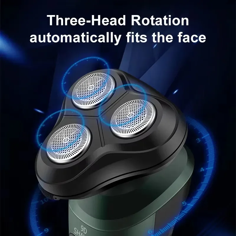 Xiaomi alat cukur elektrik 4-in-1, pemangkas rambut berputar elektrik multifungsi kering dan basah tujuan ganda tidak berisik dapat disesuaikan