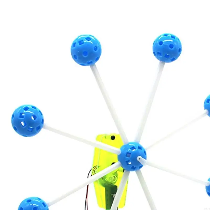 الطاقة الشمسية دُولابٌ دَوّار مجموعة مشروع العلوم لعبة للأطفال التعليمية الميكانيكية الحرفية مشروع نشاط لعبة A2UB