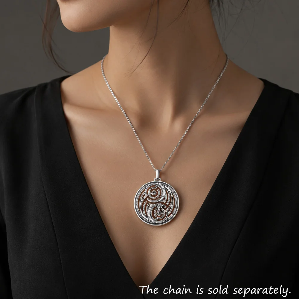Panther Maze Round Pendant Brand New Fine Jewelry Bijoux Accessories 925 Sterling Silver Vintage Gift For Woman Men