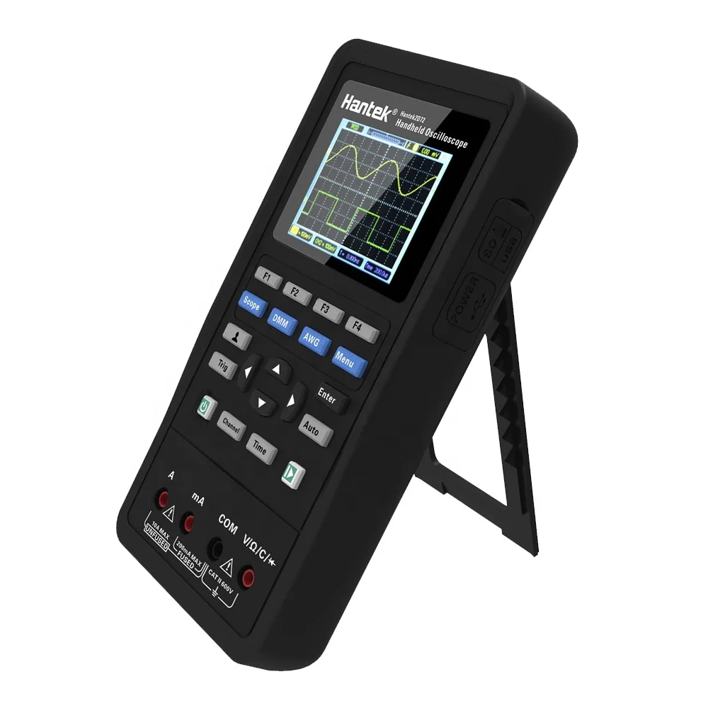 Hantek 2C42/2D72/2D42 /2C72 Handheld Oscilloscope + Signal Source + Multimeter Car Diagnostic Portable