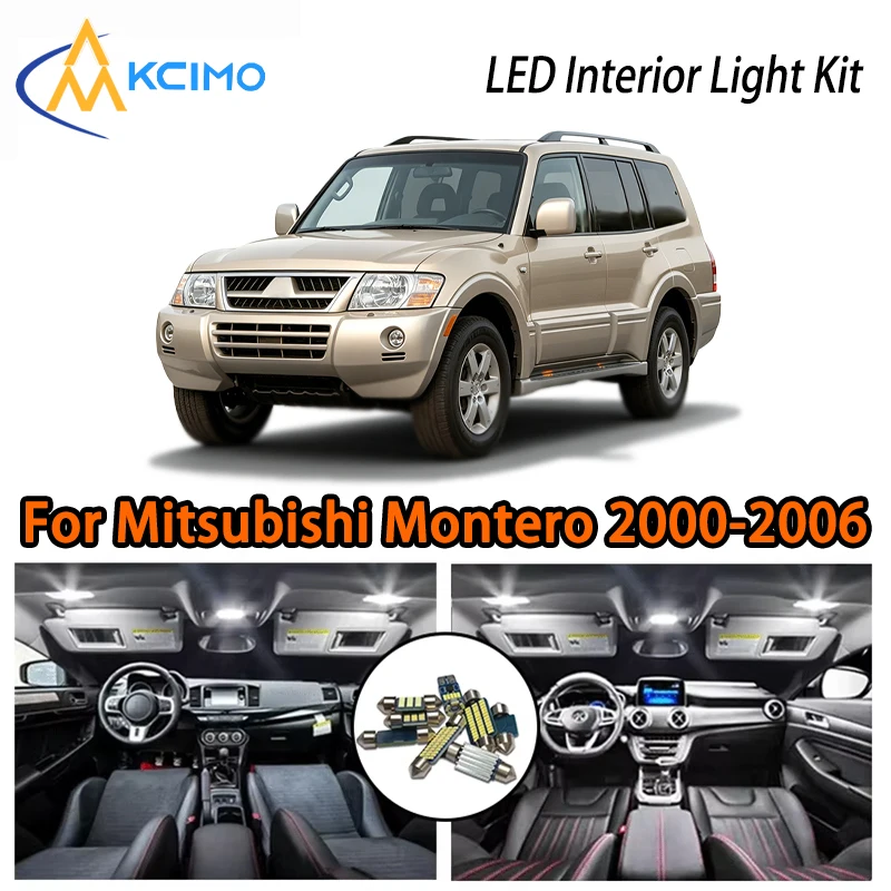 

LED Kit For Mitsubishi Montero Shogun 3 MK3 2000-2006, Two Colors Super Bright Easy Install Atmosphere Interior Lights