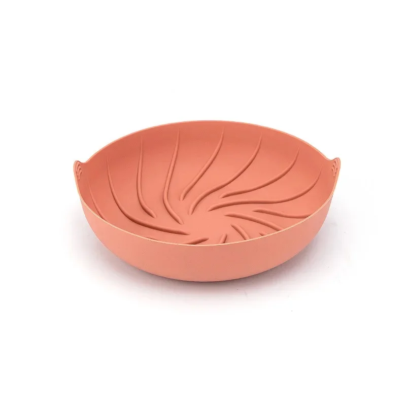 Food Grade Silicone Baking Tray Air Fryer Mat Silicone Air Fryer Pan New Model Durable Non-Stick Oven Gloves Included