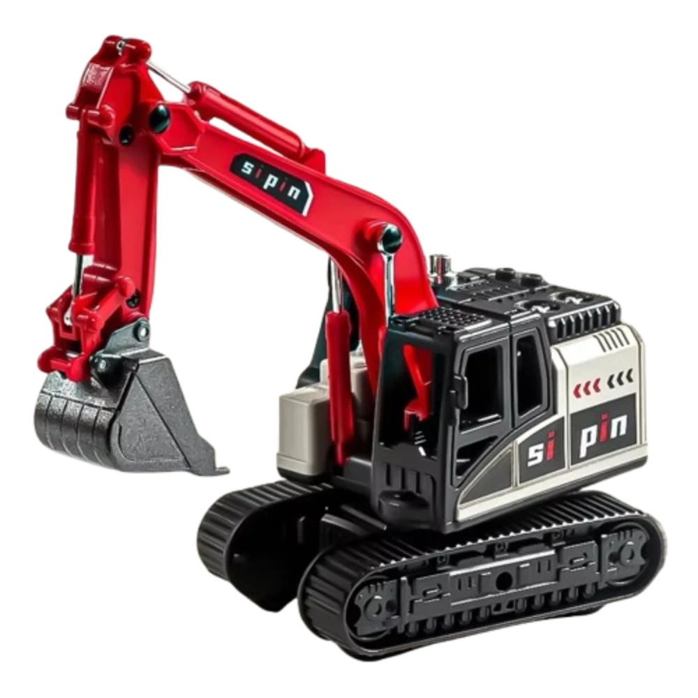 

Инерционная модель строительной техники: экскаватор с вращающимися гибкими соединениями, настольное украшение, модель погрузчика с выдвижной стрелой