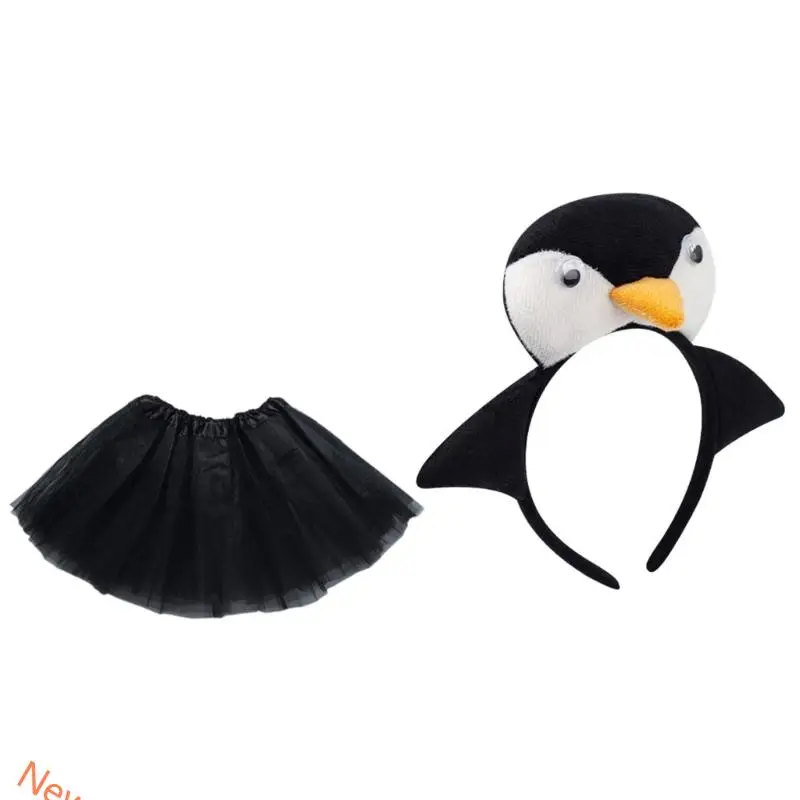 Trajes pinguins Halloween para crianças figurinos animais acessórios cosplay