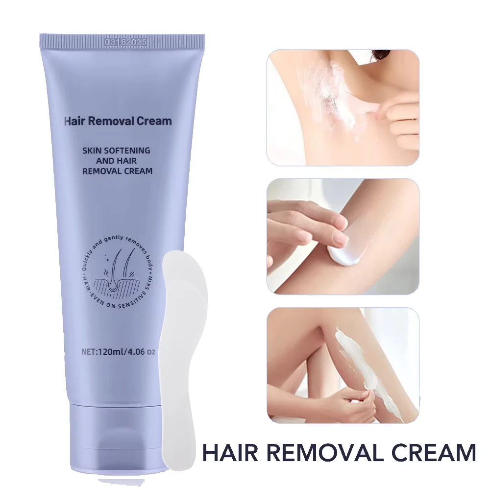 كريم إزالة الشعر للبشرة الحساسة، مستخلص الصبار، تركيبة خفيفة، كريم إزالة الشعر اللطيف وغير المؤلم لتساقط شعر اليد والساق والإبط