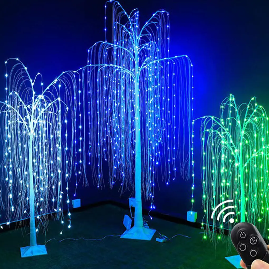 

LED Willow Tree Light Mini Christmas Tree Copper Wire Garland Lamp Home Bedroom Decoration Decor Fairy Light Holiday lighting